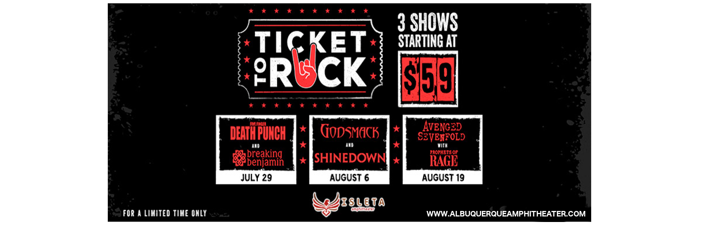 Ticket To Rock (Includes Shinedown, Avenged Sevenfold & Five Finger Death Punch Performances)