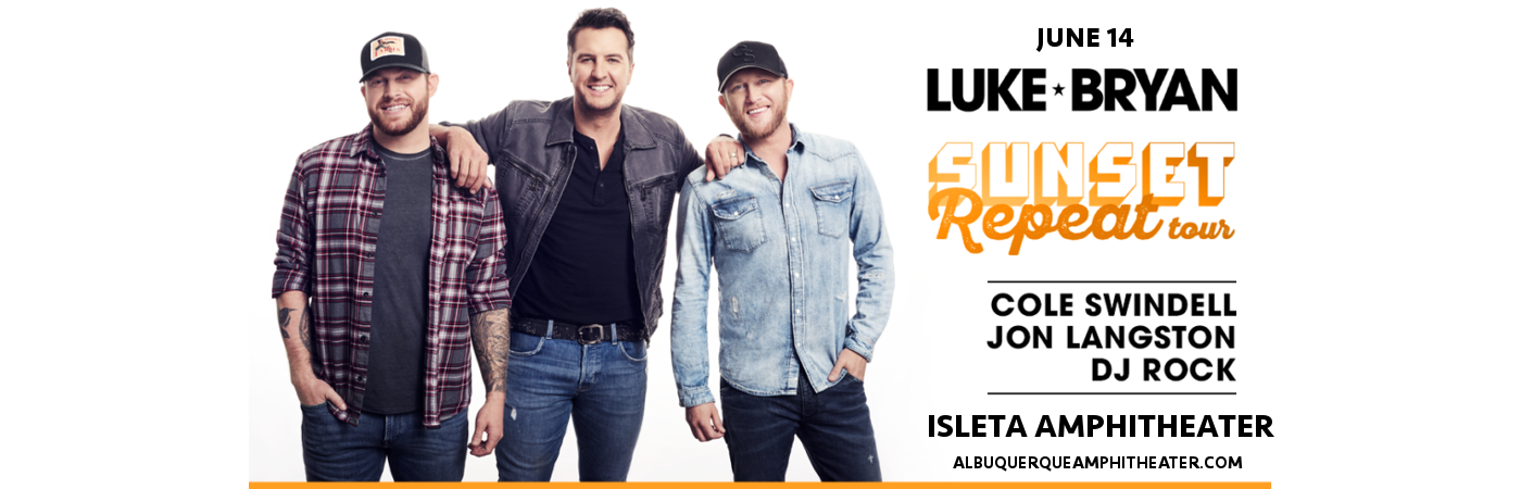 Luke Bryan, Cole Swindell & Jon Langston.