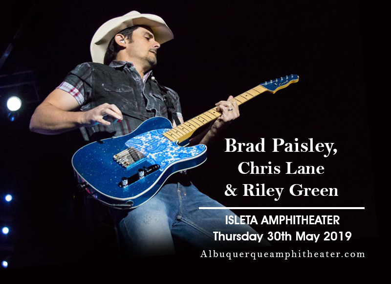 Brad Paisley, Chris Lane & Riley Green