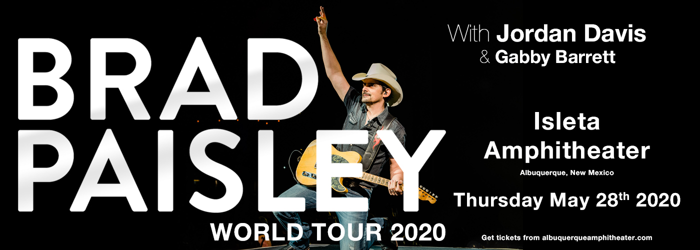 Brad Paisley, Jordan Davis & Gabby Barrett [CANCELLED]